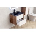 Мебели за баня PVC » ICP 6043 + МИВКА ICC 5953B-2 ЧЕРЕН МАТ